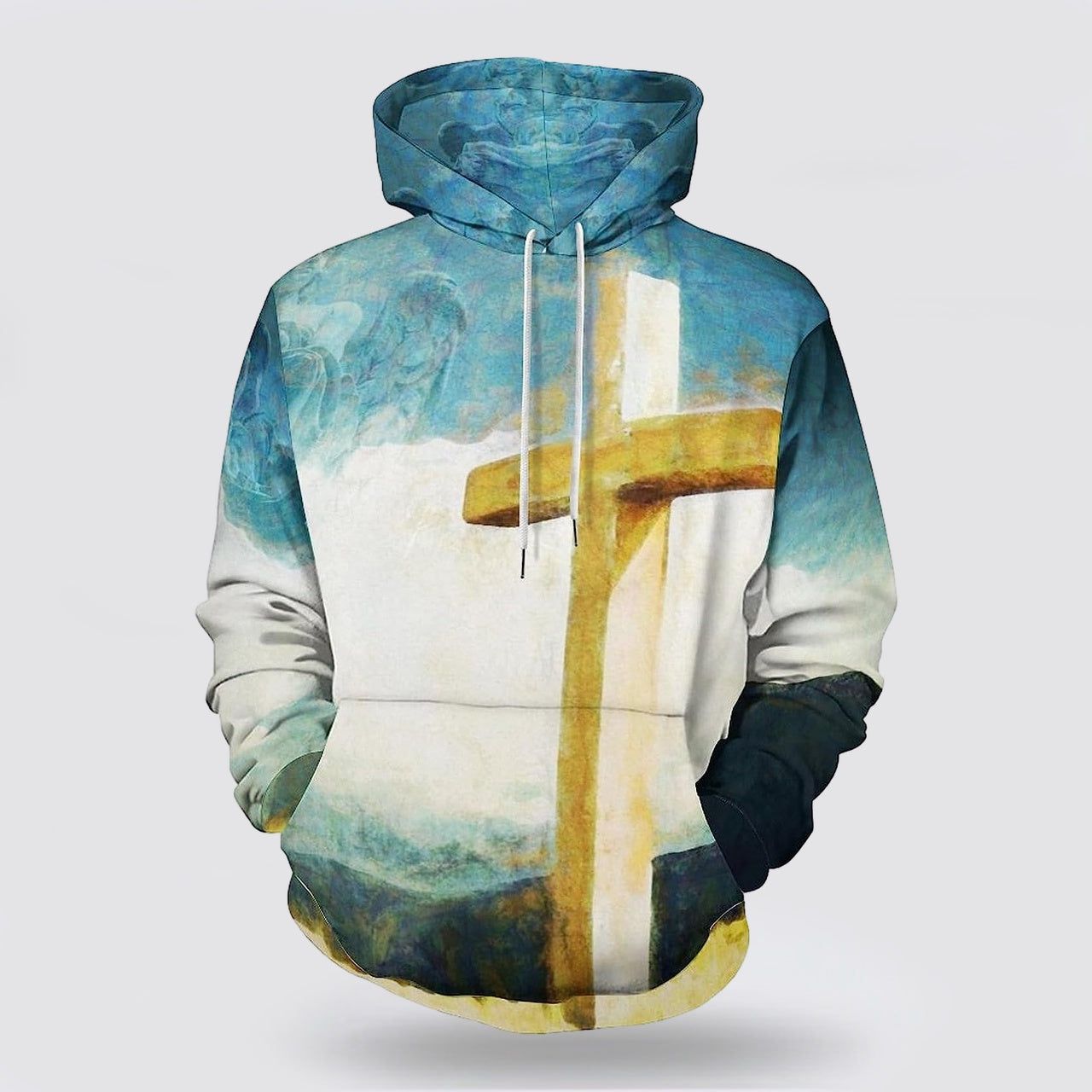 The Cross 3D Hoodies For Women Men Christian Apparel Hoodies