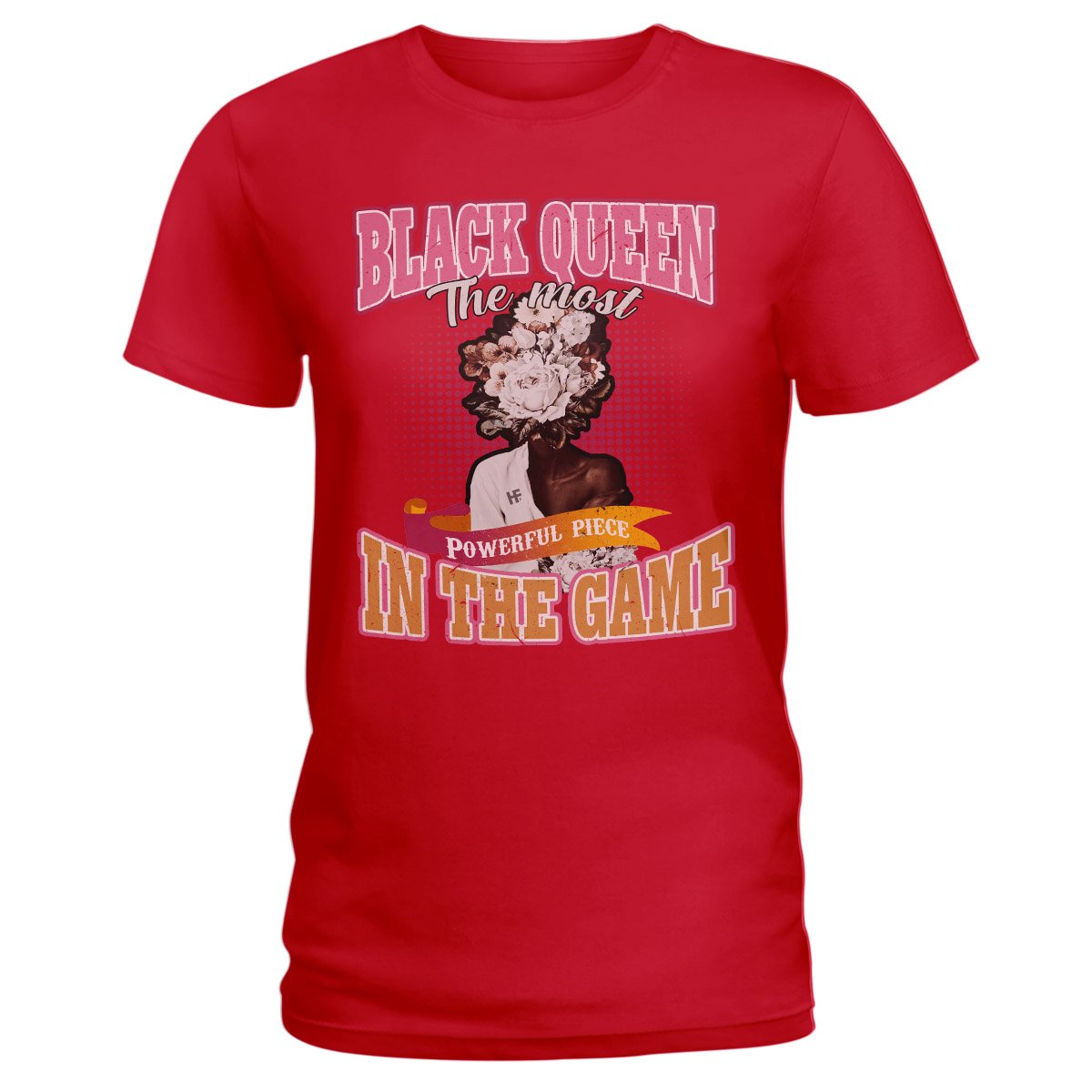 Powerful Black Queen Ez13 1009 Ladies T-Shirt