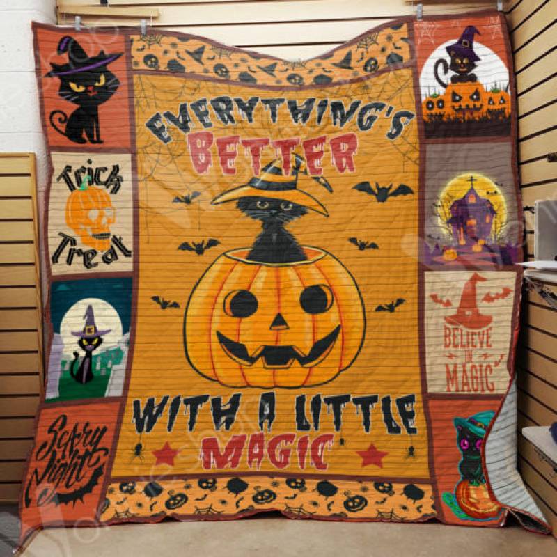 Cat Halloween Blanket AU1602 90O42