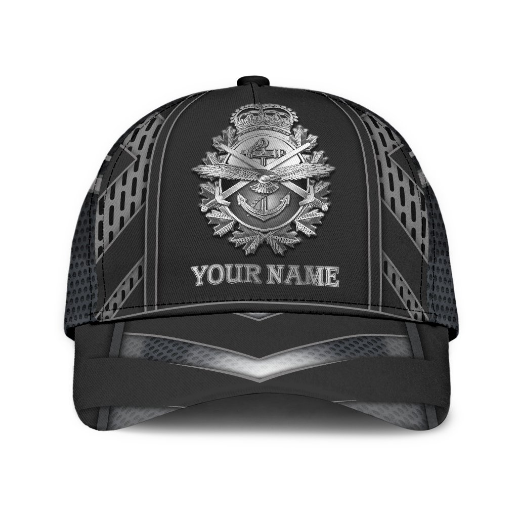 Personalized Name Canadian Veteran Armed Forces Classic 3D All Over Printed Cap