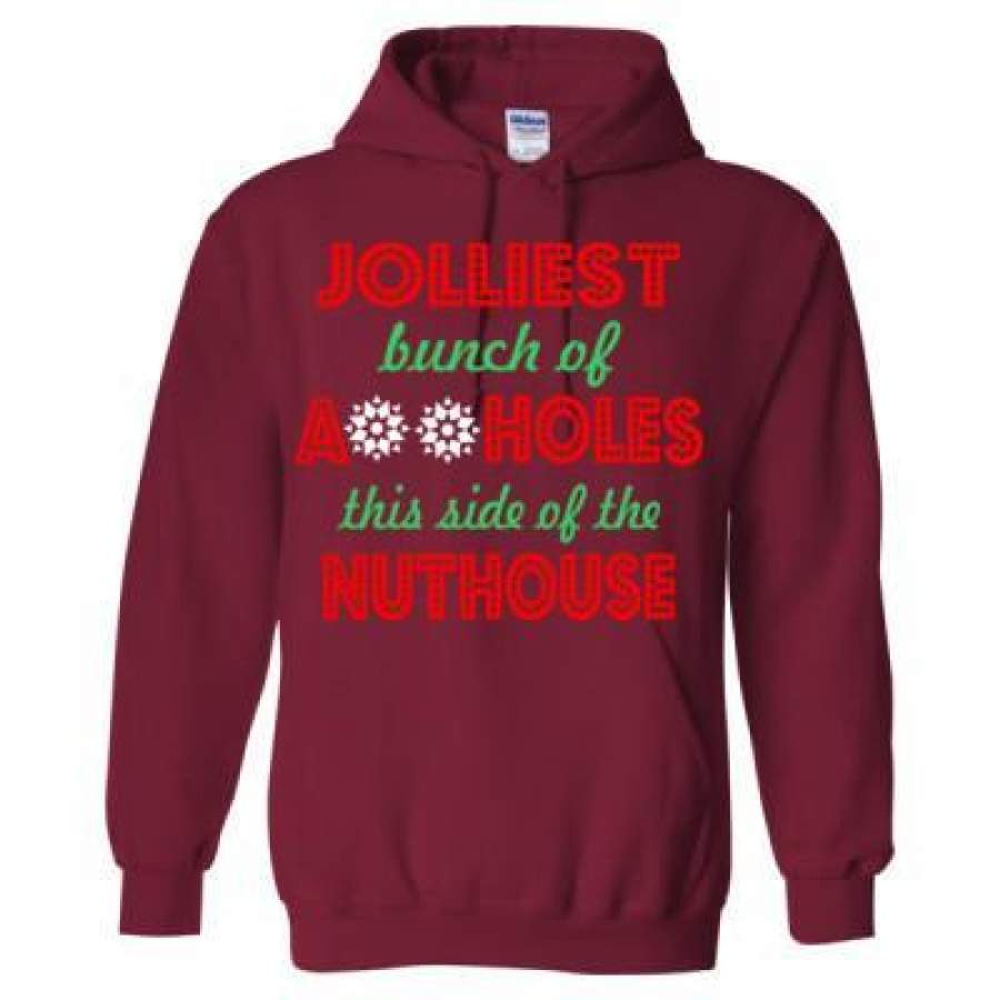 AGR Jolliest Bunch Of This Side Of The Nuthouse – Heavy Blend™ Hooded Sweatshirt