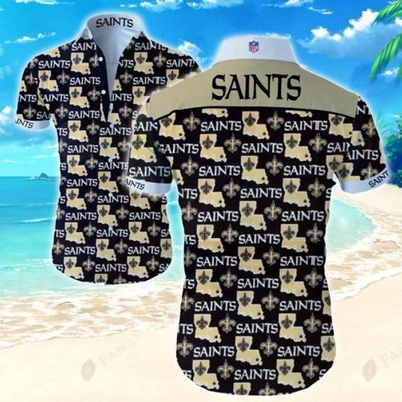 New Orleans Saints 2 Hawaii Fit Body Shirt