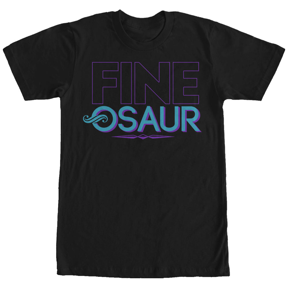 Chin Up Women’S Fine-Osaur Dinosaur  Boyfriend Tee