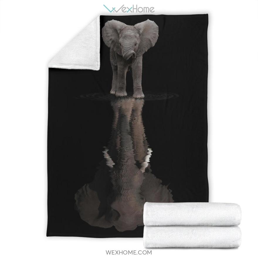 Elephant Reflection Potential Power Premium Blanket