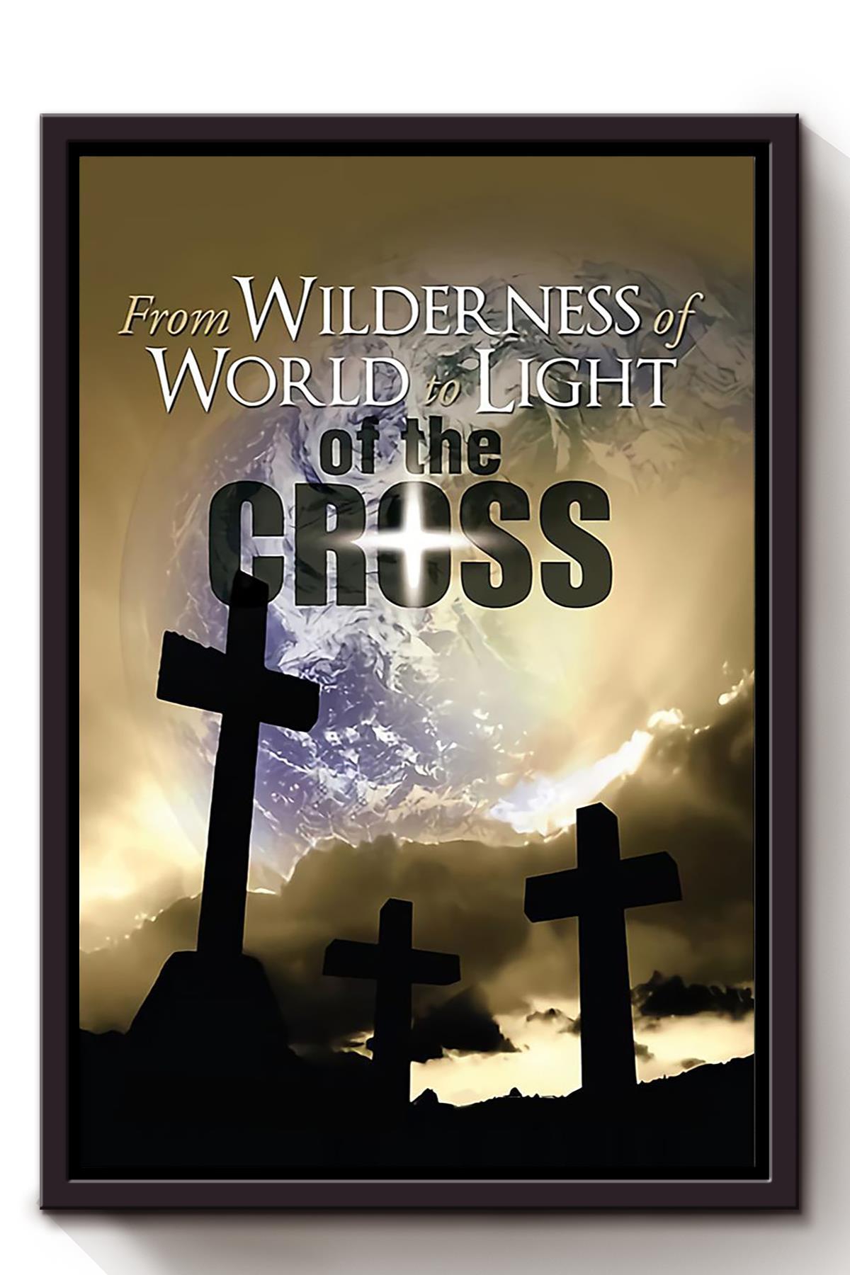 Wilderness To Light Encouraging Bible Verses Christian Wall Art Gift For Christmas Decor Framed Canvas