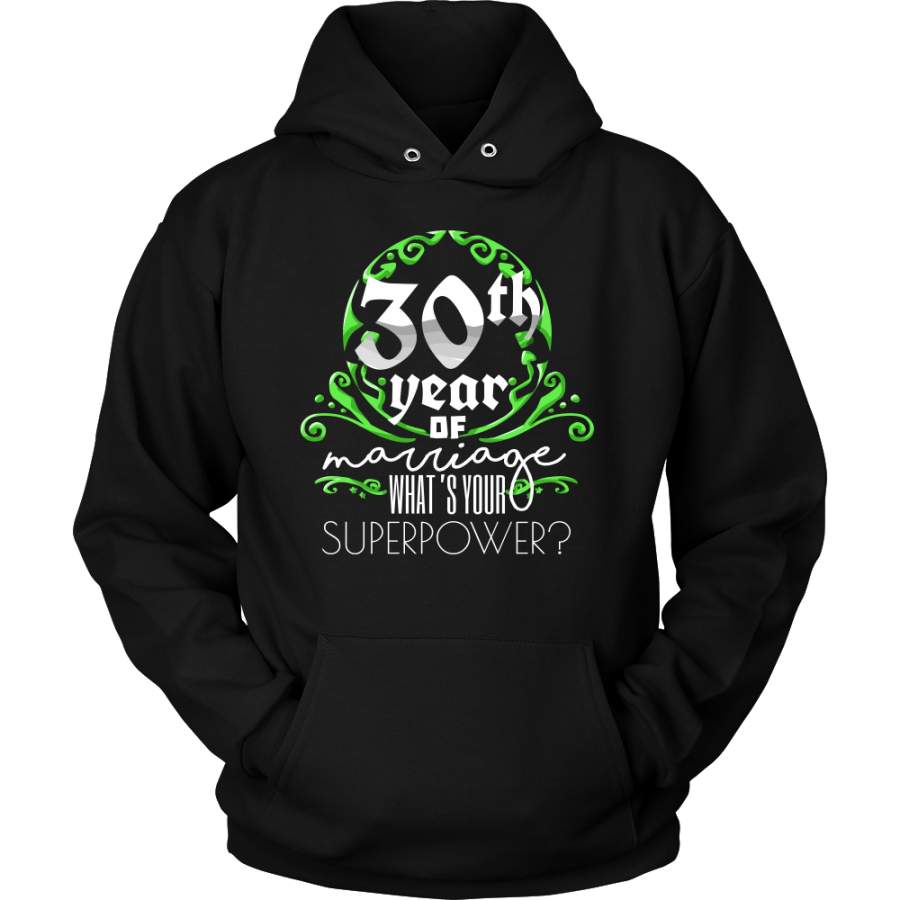 Anniversary Gift 30th, 30 Years Of Marriage, Couples Hoodie