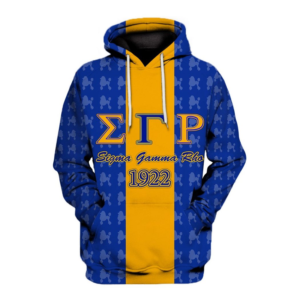 Sigma Gamma Rho Mini Poodle All Over Print