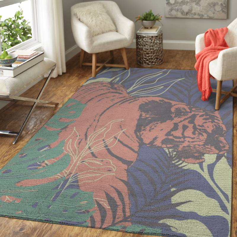 Stalk like a tiger – Animals Area Rug Carpet