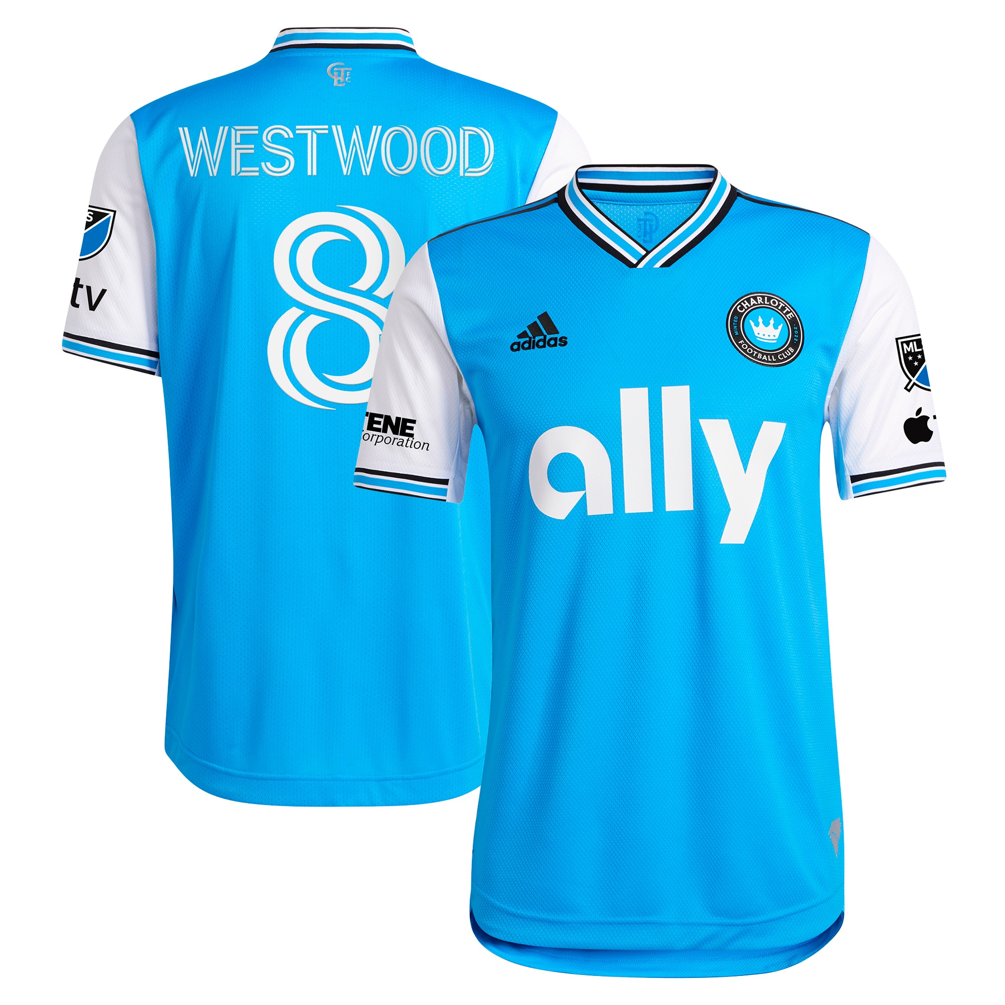 Ashley Westwood Charlotte FC 2023 Newly Minted Authentic Player Jersey – Blue