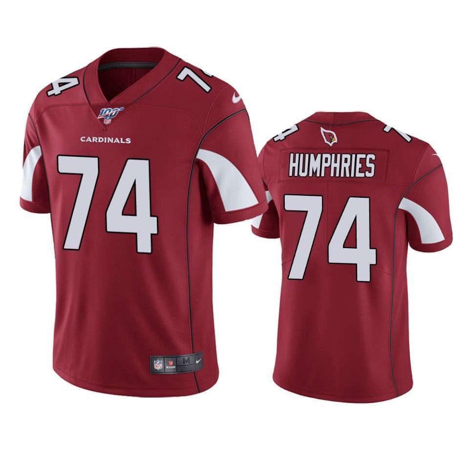 Arizona Cardinals D.J. Humphries Cardinal 100Th Season Vapor Limited 3D Jersey