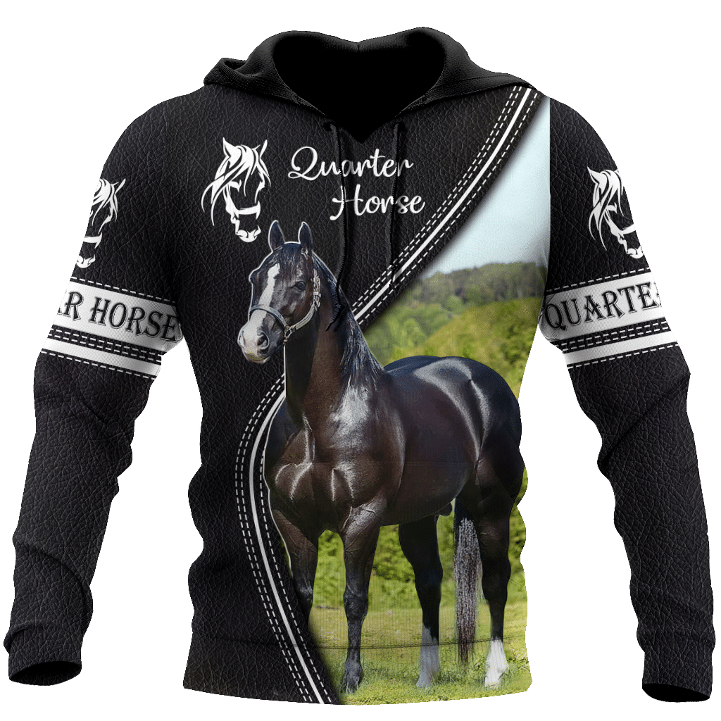 American Quarter Horse 3D All Over Printed Hoodie