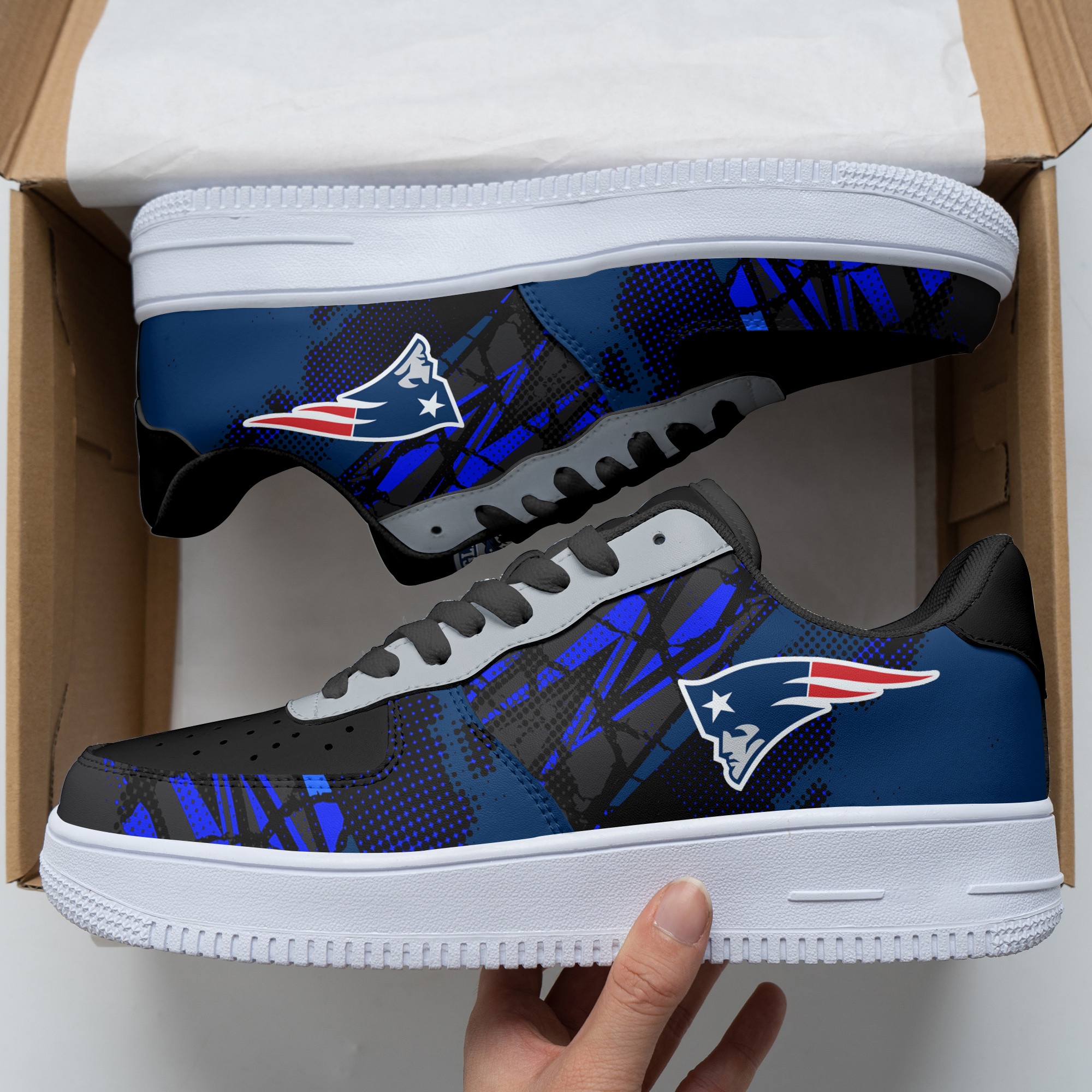 New England Patriots Af1 Shoes 335