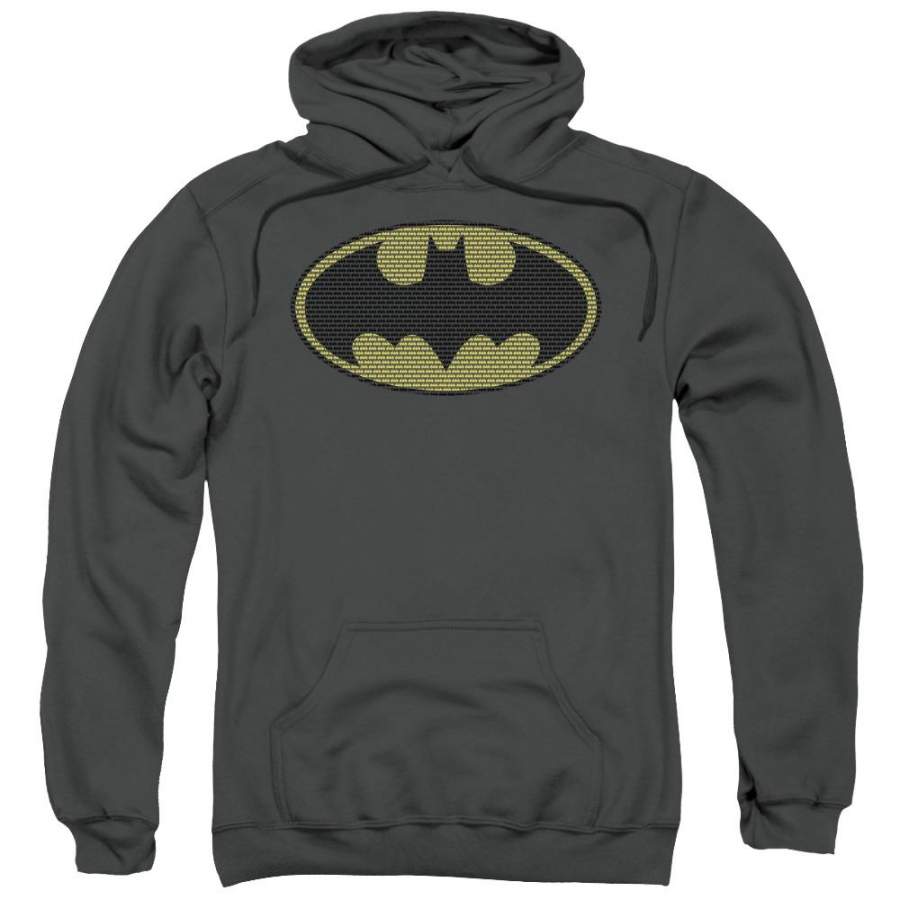 Batman – Little Logos Adult Pull Over Hoodie