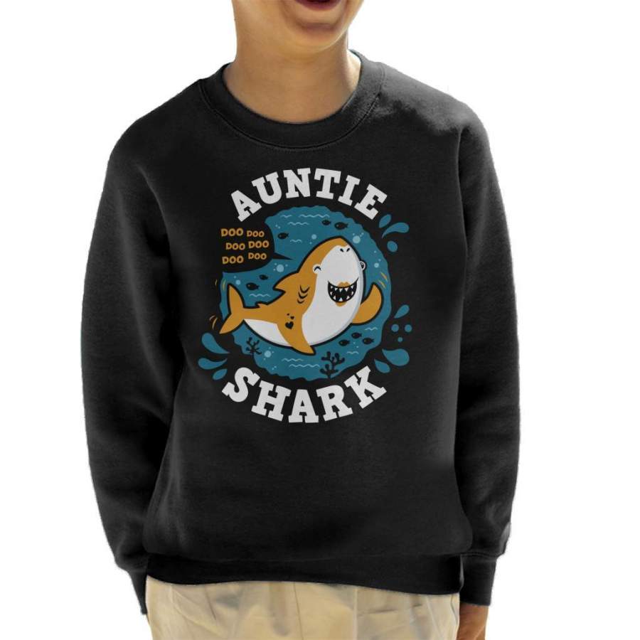 Baby Shark Family Auntie Kid’s Sweatshirt