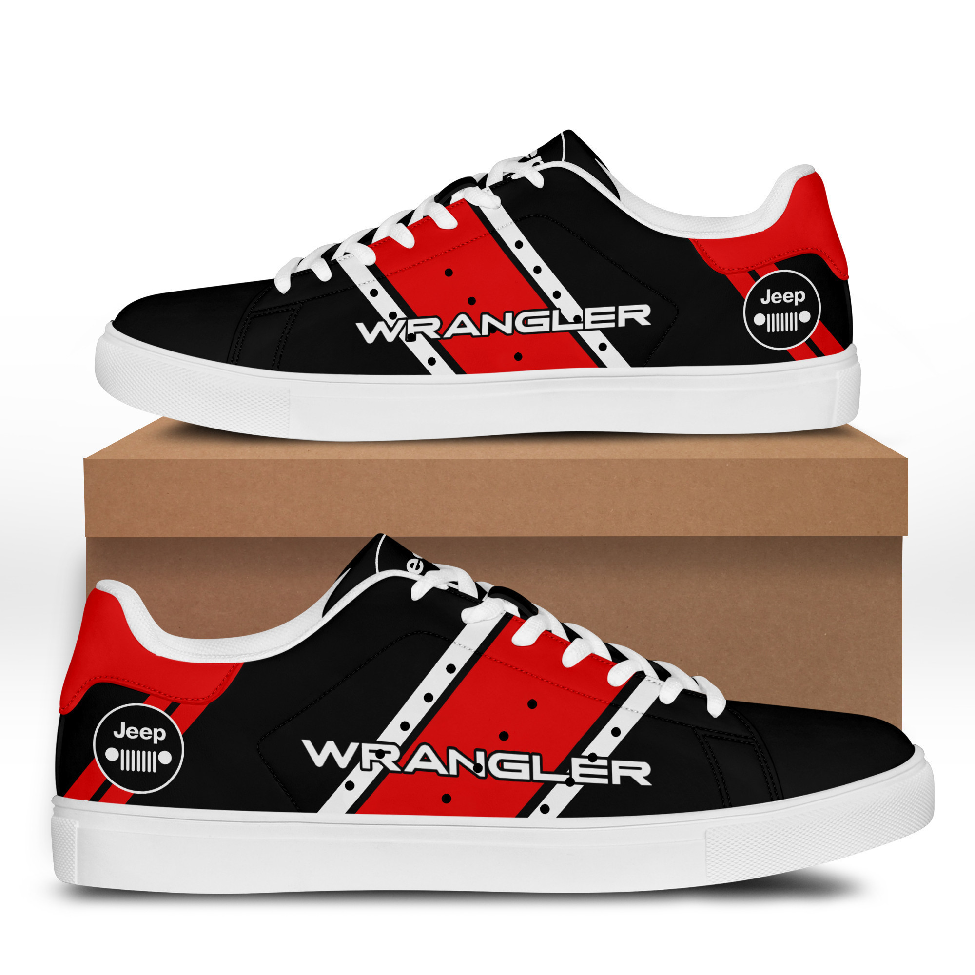 Jeep Wrangler Sneaker Shoes Ver 7 (Red)