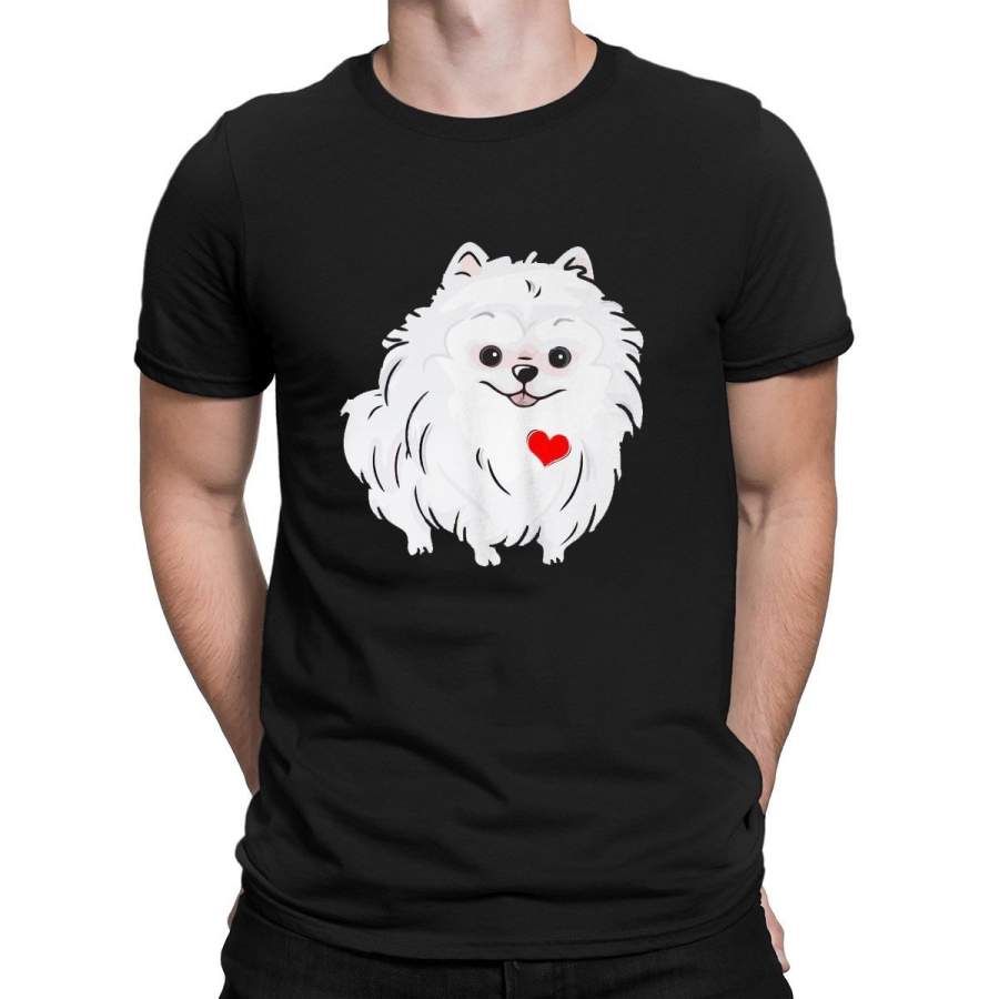 Fashion Pomeranian Pom Dog Love Animal T Shirt