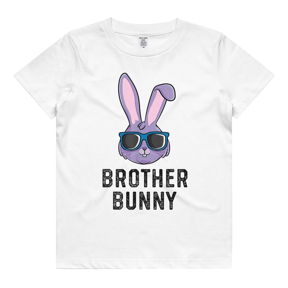 Brother Bunny Rabbit Bro Brothers Matching Family Easter Kids T Shirt