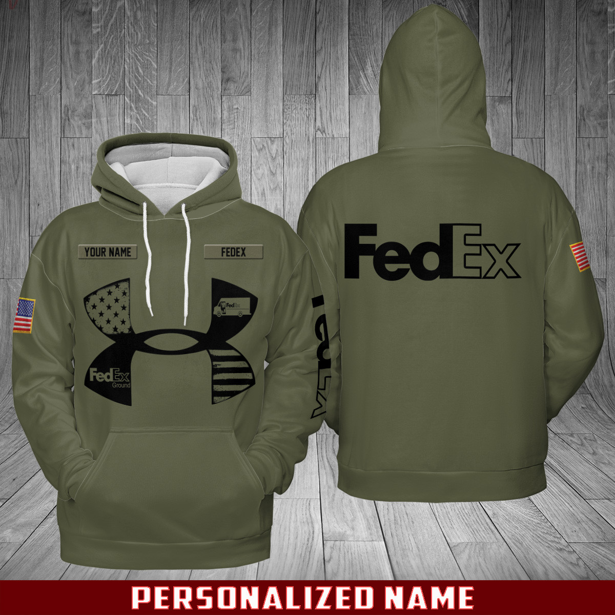 Fedex Ground Amour Custom Name Hoodie 3D #160422V