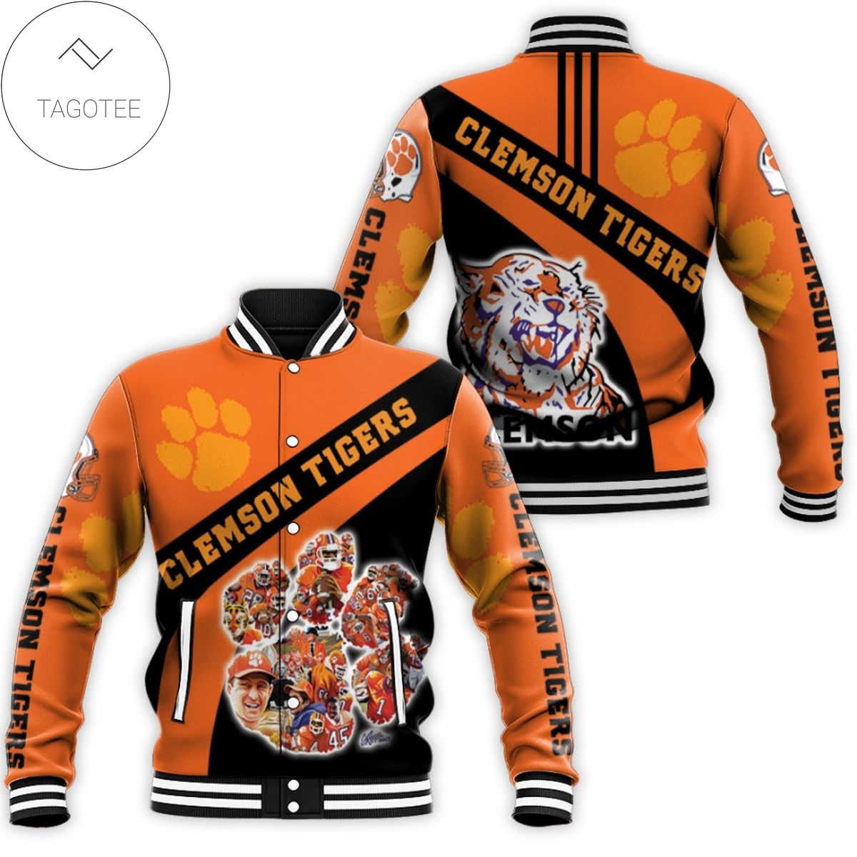 Clemson Tigers Baseball Jacket V5