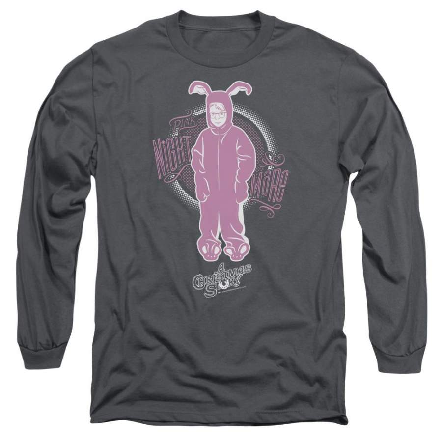 A Christmas Story Pink Nightmare Men’s Long Sleeve T-Shirt