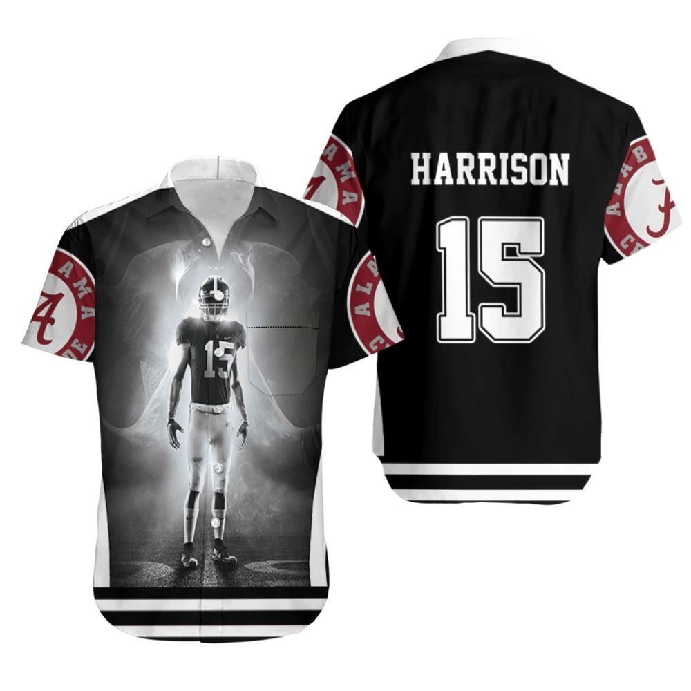 Alabama Crimson Tide 15 Ronnie Harrison Hawaiian Shirt Combo Beach