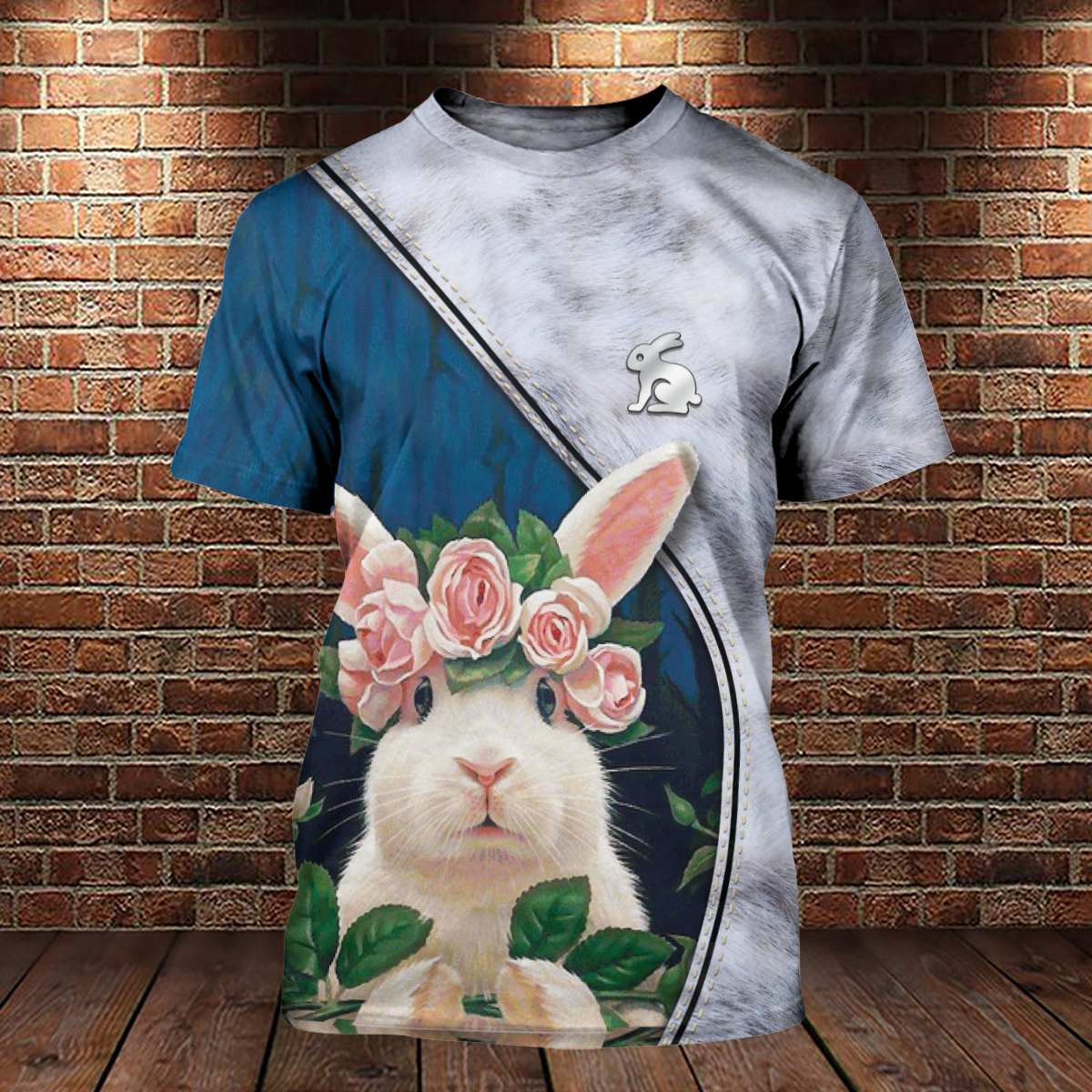 Love Cute Rabbits 3D All Over