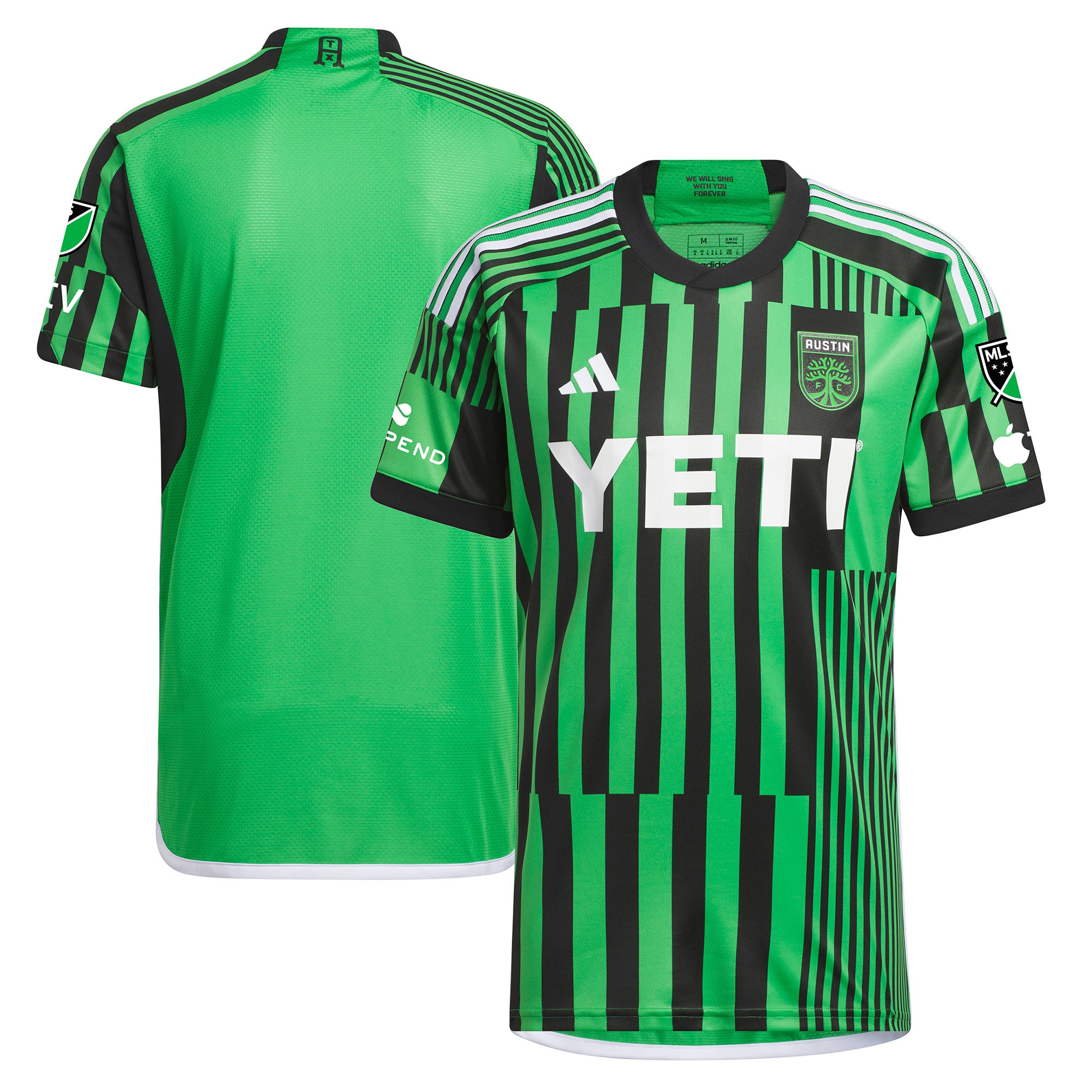 Austin FC 2023 Las Voces Kit Authentic Jersey – Green