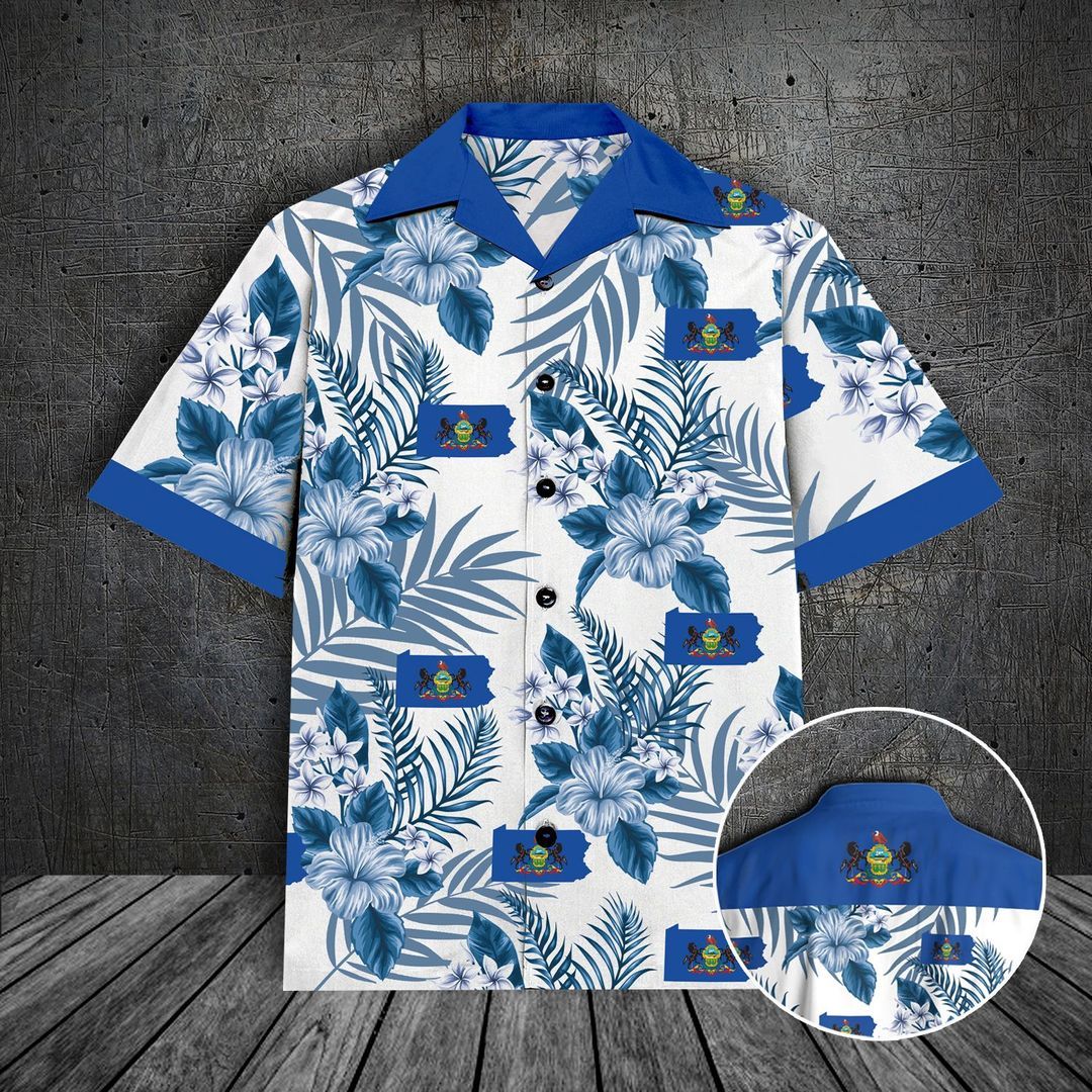 Floral White Amazing Design Hawaii Shirt Ha29100