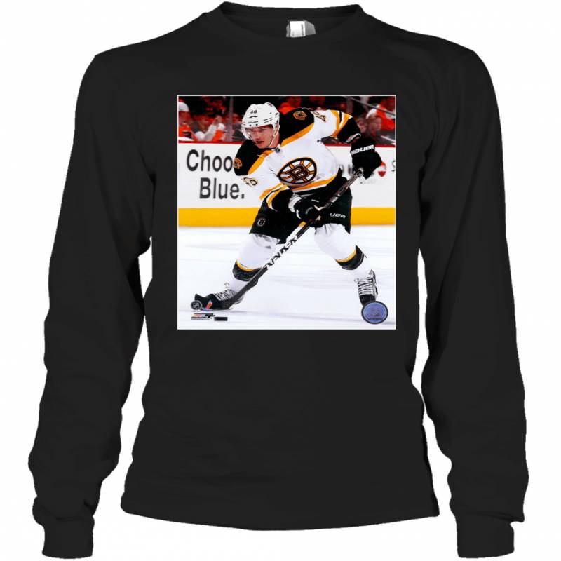 David Krejci Boston Bruins Unsigned Licensed Hockey Long Sleeve T-Shirt