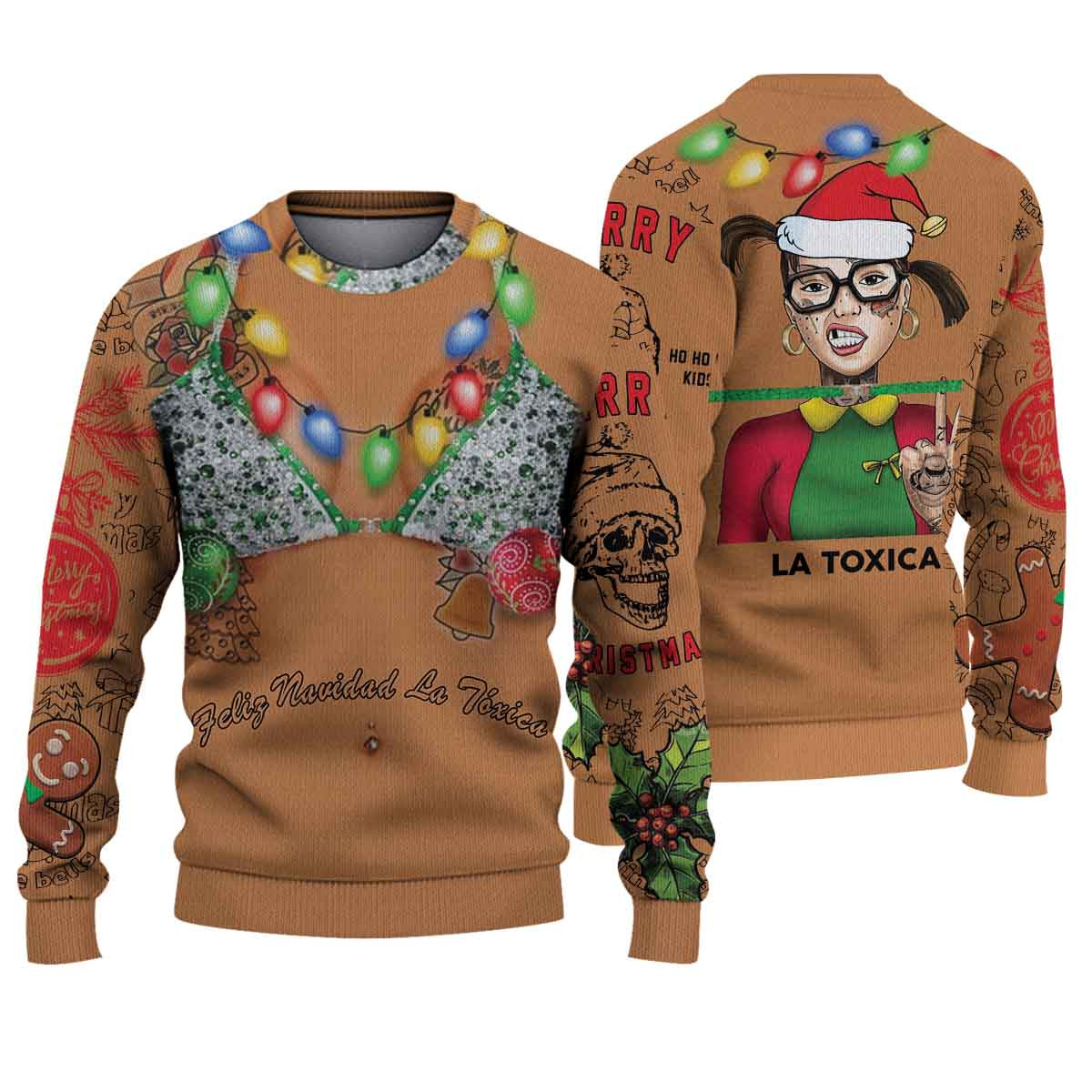 Tacky Ugly Christmas Ugly Sweater, Chrismas Ugly Sweater, Ugly Sweater, Funny Sweater, Latin Ugly Sweater