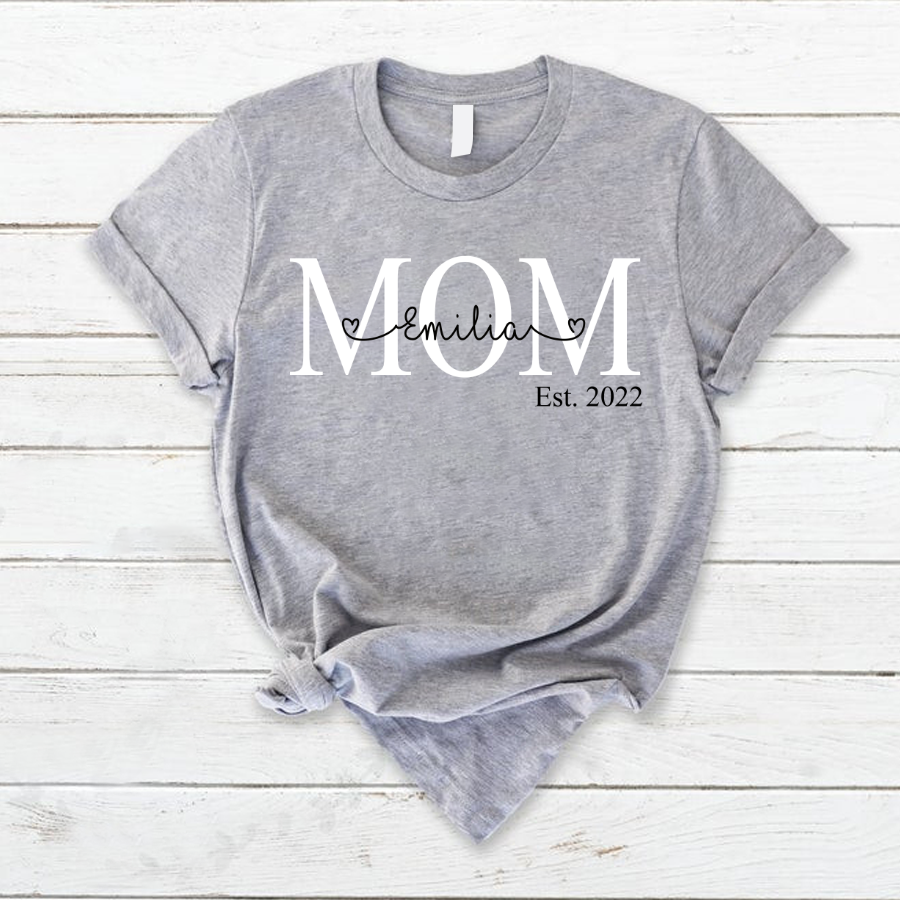 New Mom Est 2022 Shirt, Mother’S Day 2022 Shirt, New Mom Mimi Gigi Aunt Shirt Mother’S Day Gift For Her, Birthday’S Gift, Gift For Mom T-Shirt