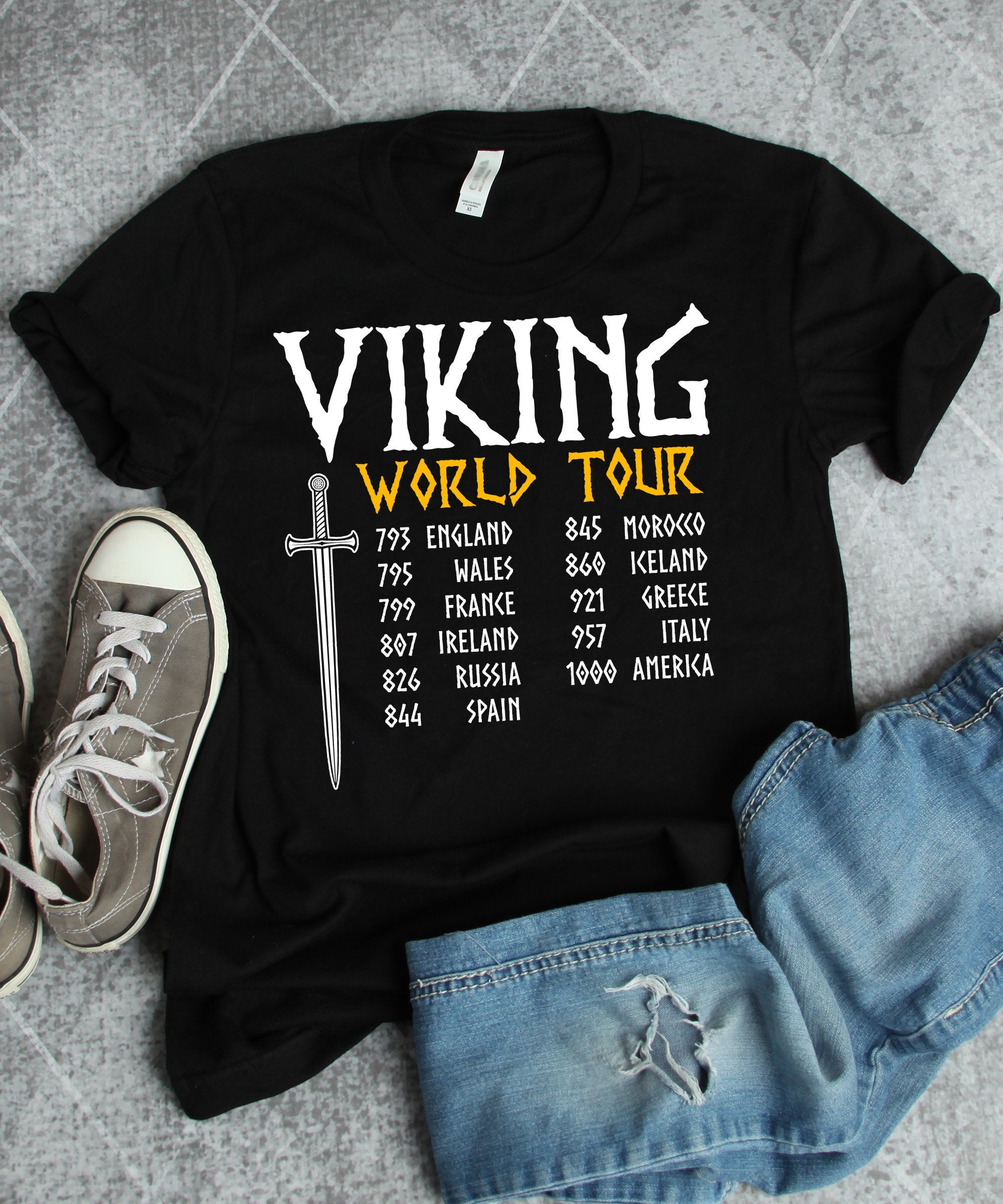 Viking World Tour Standard/Premium T-Shirt Hoodie