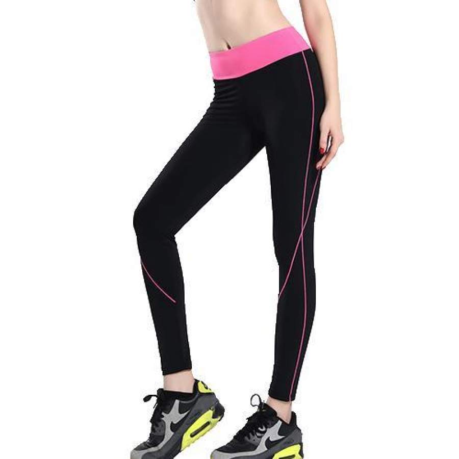 2017 Fitness Women Running Leggings Sports Elastic Pants for Yoga Gym