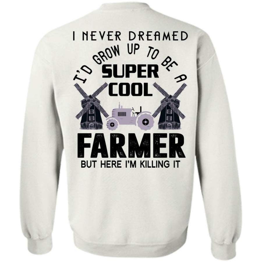 I Love Farming T Shirt, I’d Grow Up To Be A Cool Farmer Sweatshirt