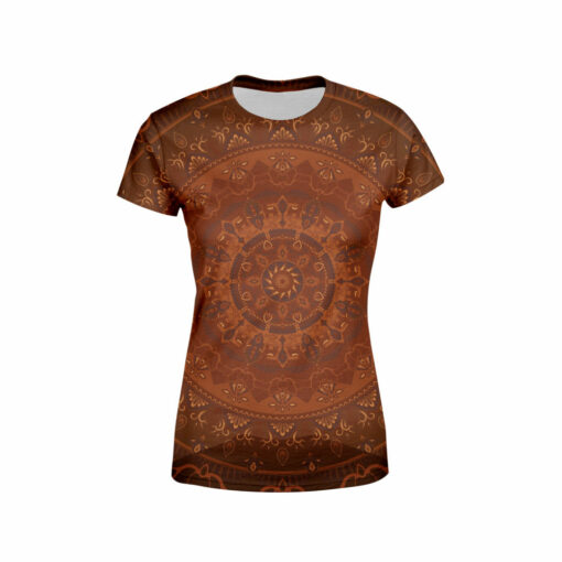 Big Elephants Mandala – Warm Women’S T-Shirt