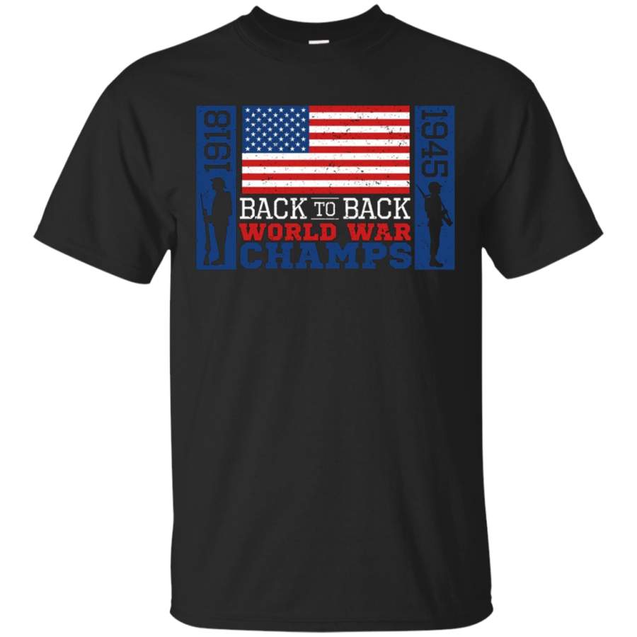 AGR America USA back to back World War Champions patriotic shirt