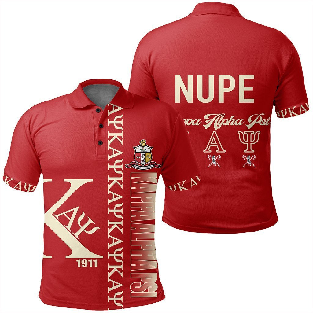 Greek Life Polo – Red Kappa Alpha Psi Polo Shirt J90