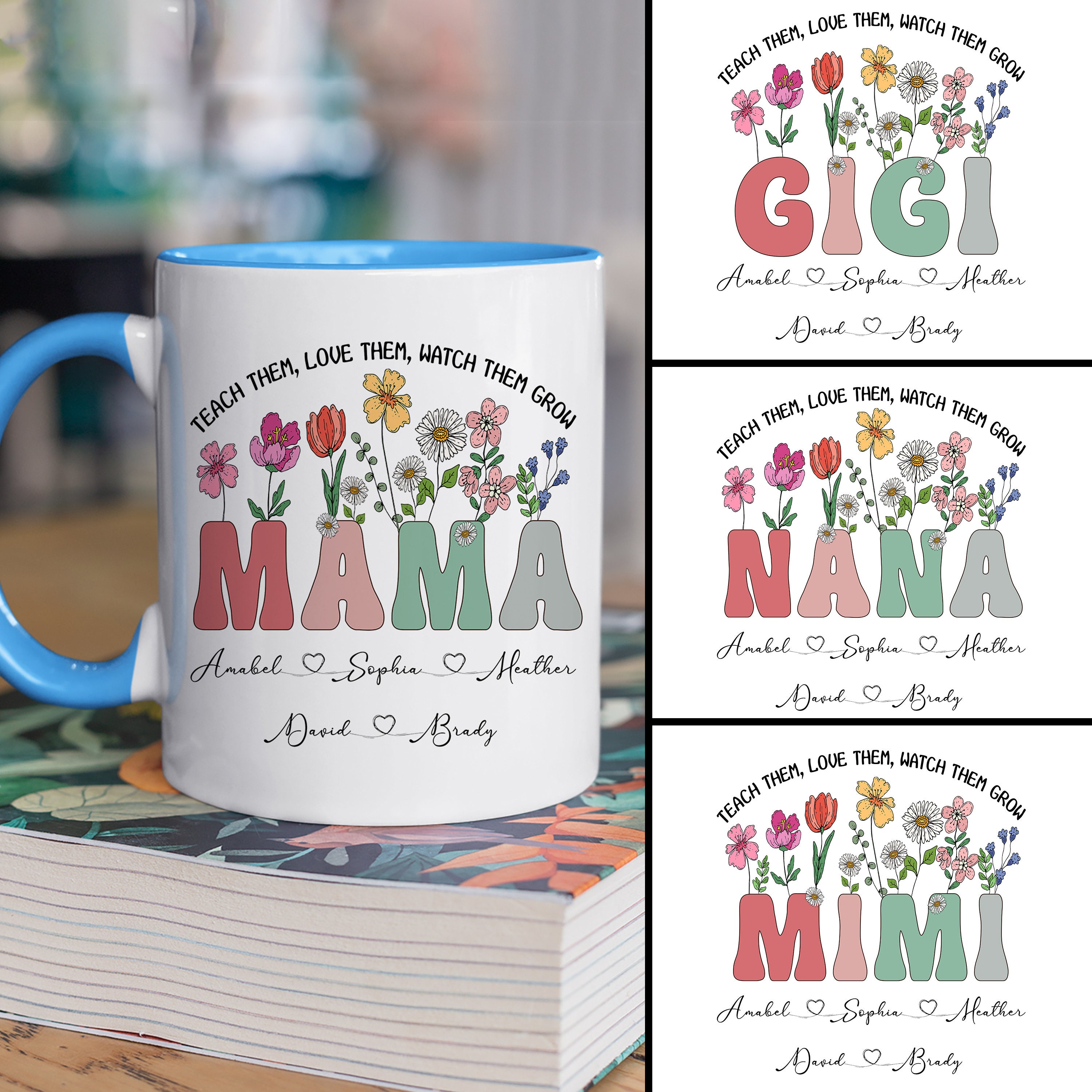 Personalized Gifts, Custom Mug, Mom Mug, Gifts For Mom, Mama, Gift For Gandma, Mom Gifts, Mom Birthday Gifts, Mama Gifts, Mothers Day Gifts