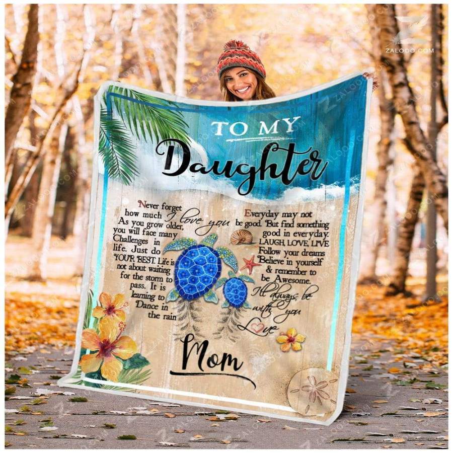 Mom Gift To Daughter I’ll Always Be With You Blanket