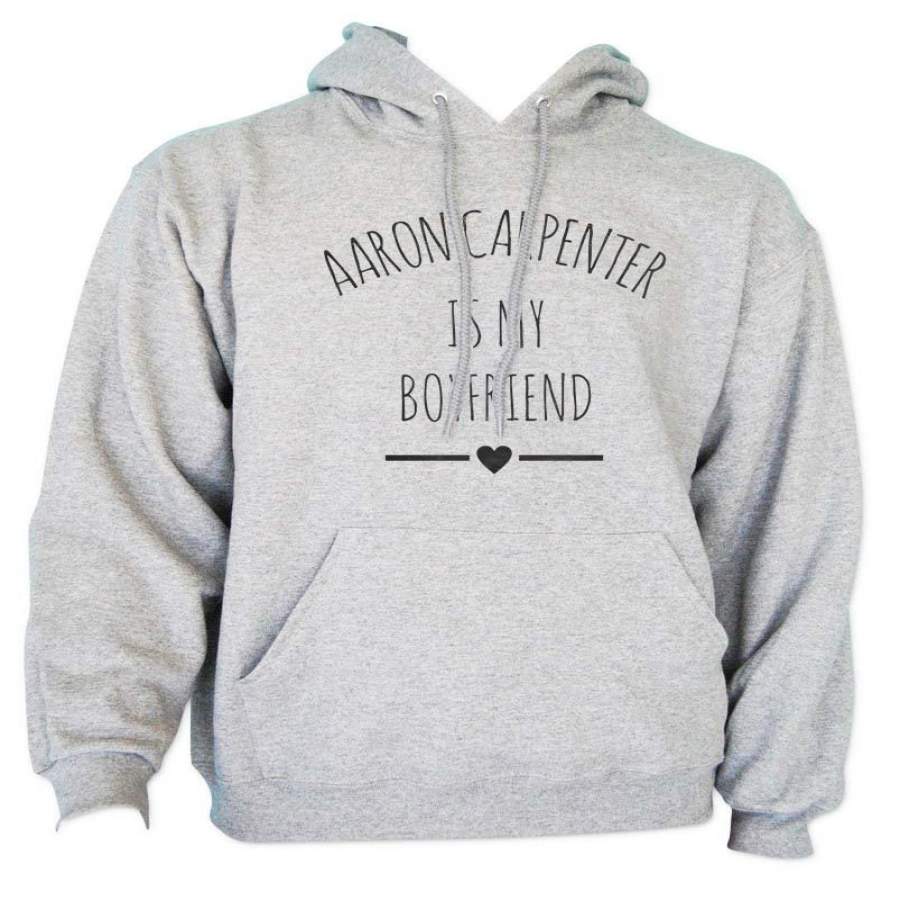 Aaron Carpenter Is My Boyfriend LOVE Unisex Pullover Hoodie Adult