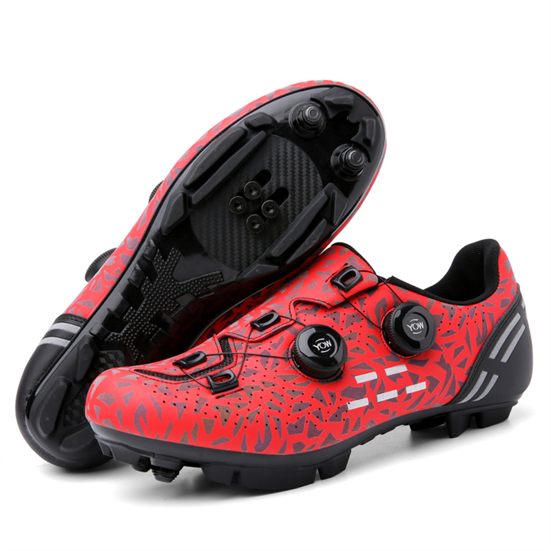 2022 NEW MTB Cycling Shoes Carbon Men Speed Sneakers Racing Flat Pedal Road Bike Shoes Women SPD Cleats Mountain Bking Footwear alx