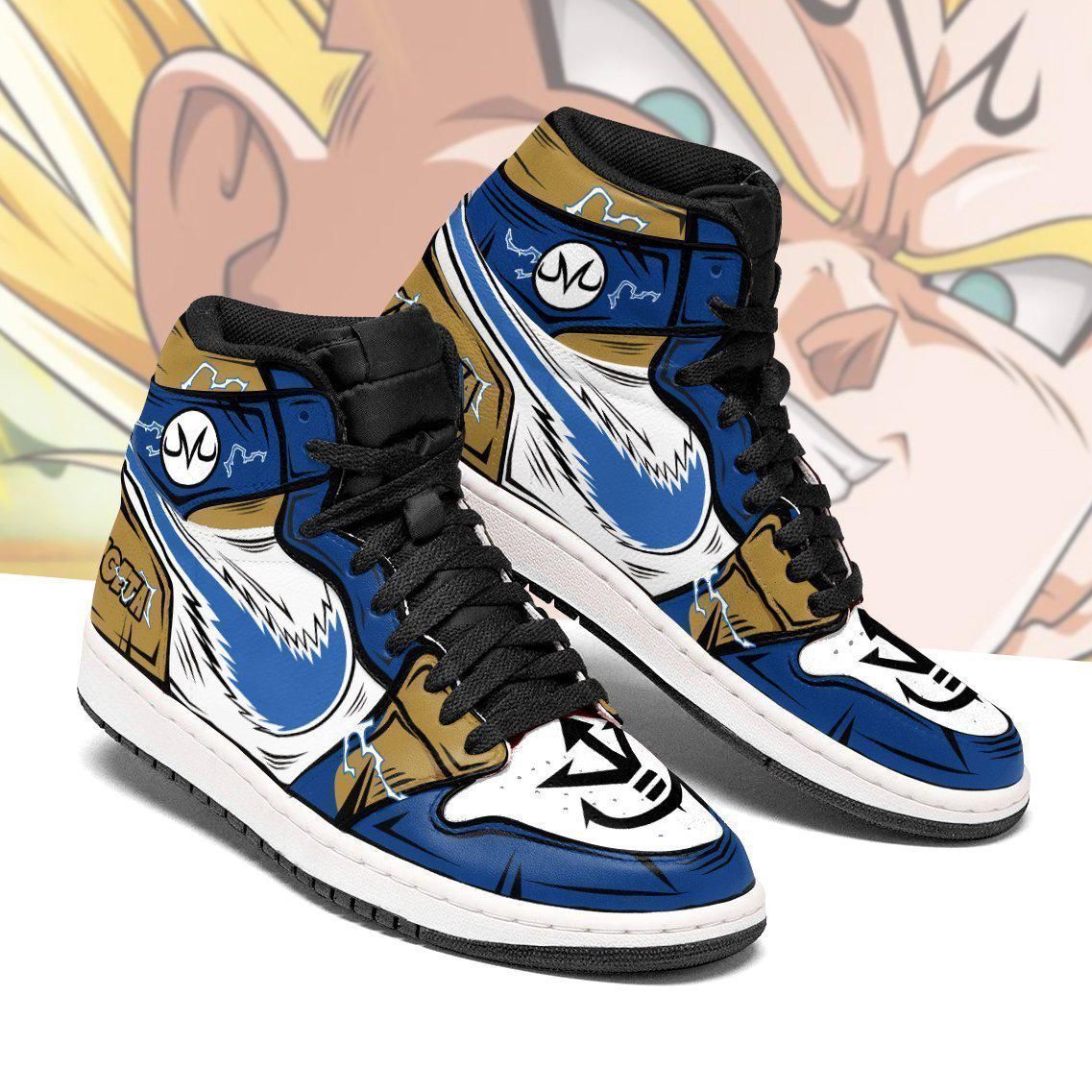 Vegeta Sneakers Custom Anime Dragon Ball Z Shoes Unisex Men Women