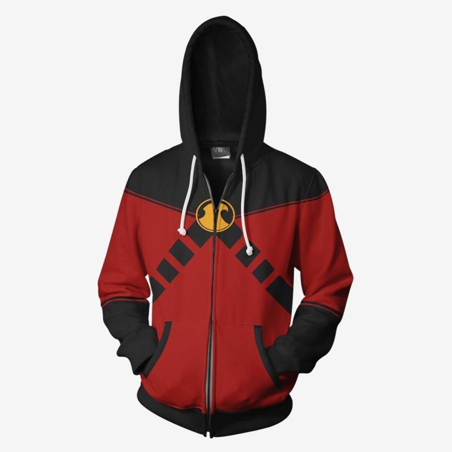 Tim Drake Red Robin Hero Hoodie-DC COMICS