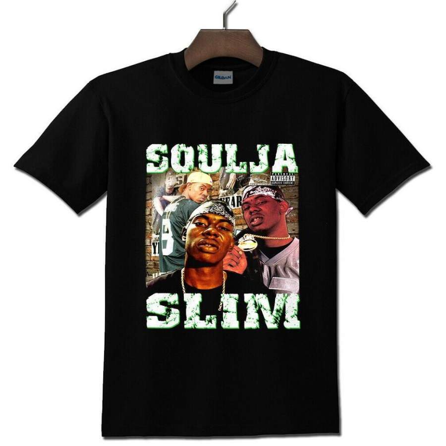 Soulja Slim Hip Hop Rap Gildan Black T-Shirt