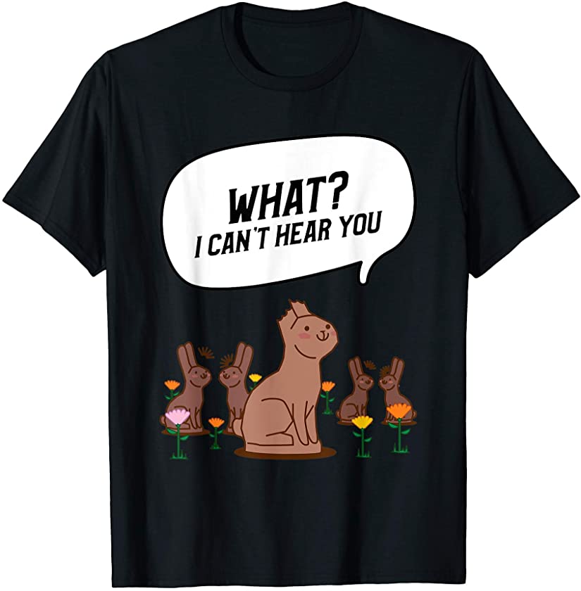 Chocolate Easter Sunday bunny design T-Shirt