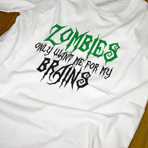 Zombies Want My Brain Zombie Funny T Shirt