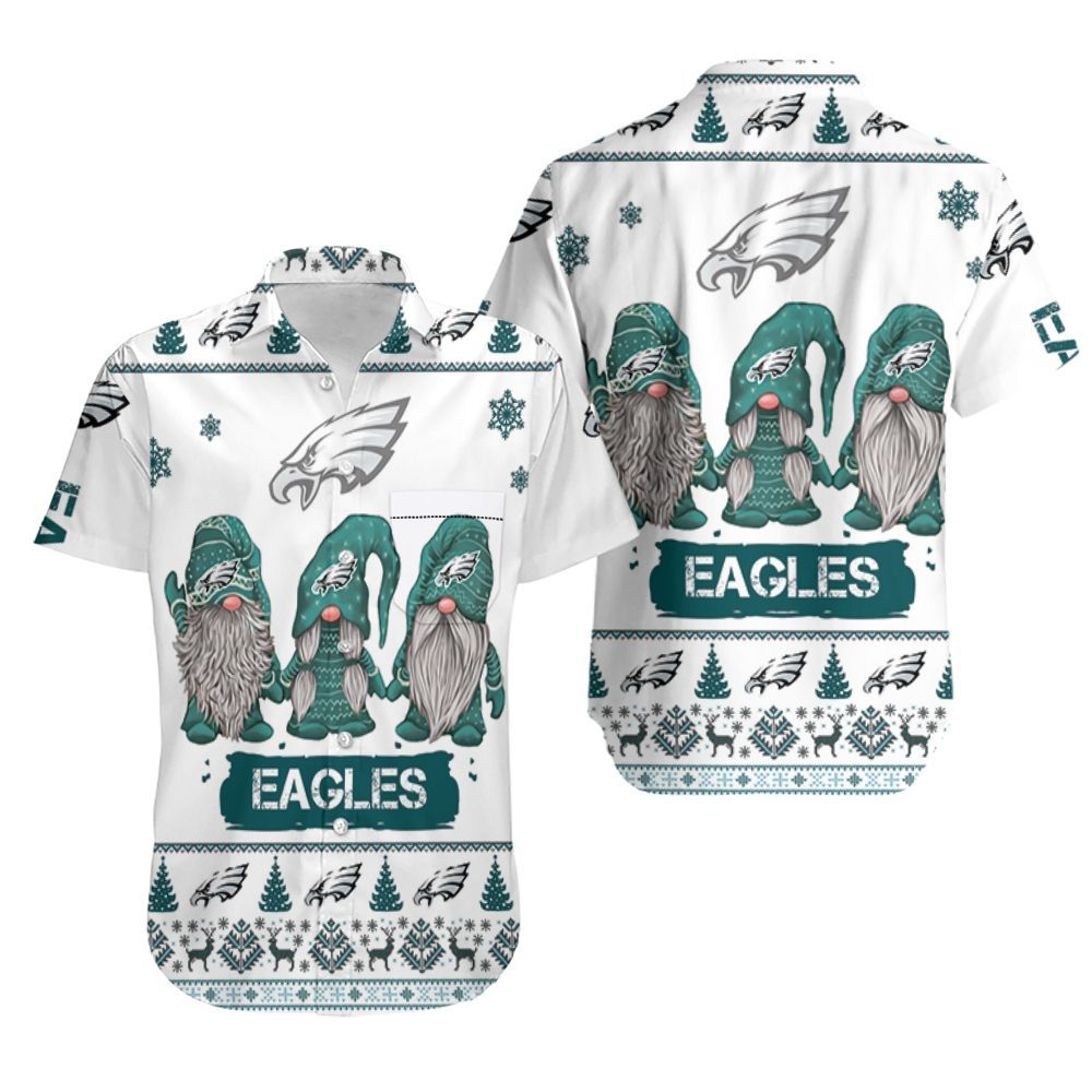 Christmas Gnomes Philadelphia Eagles Ugly Sweatshirt Hawaii Shirt Ha29992