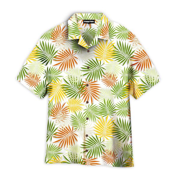 Seamless Palm Leaf Summer Pattern Hawaii Shirt For Men Women Ha54878