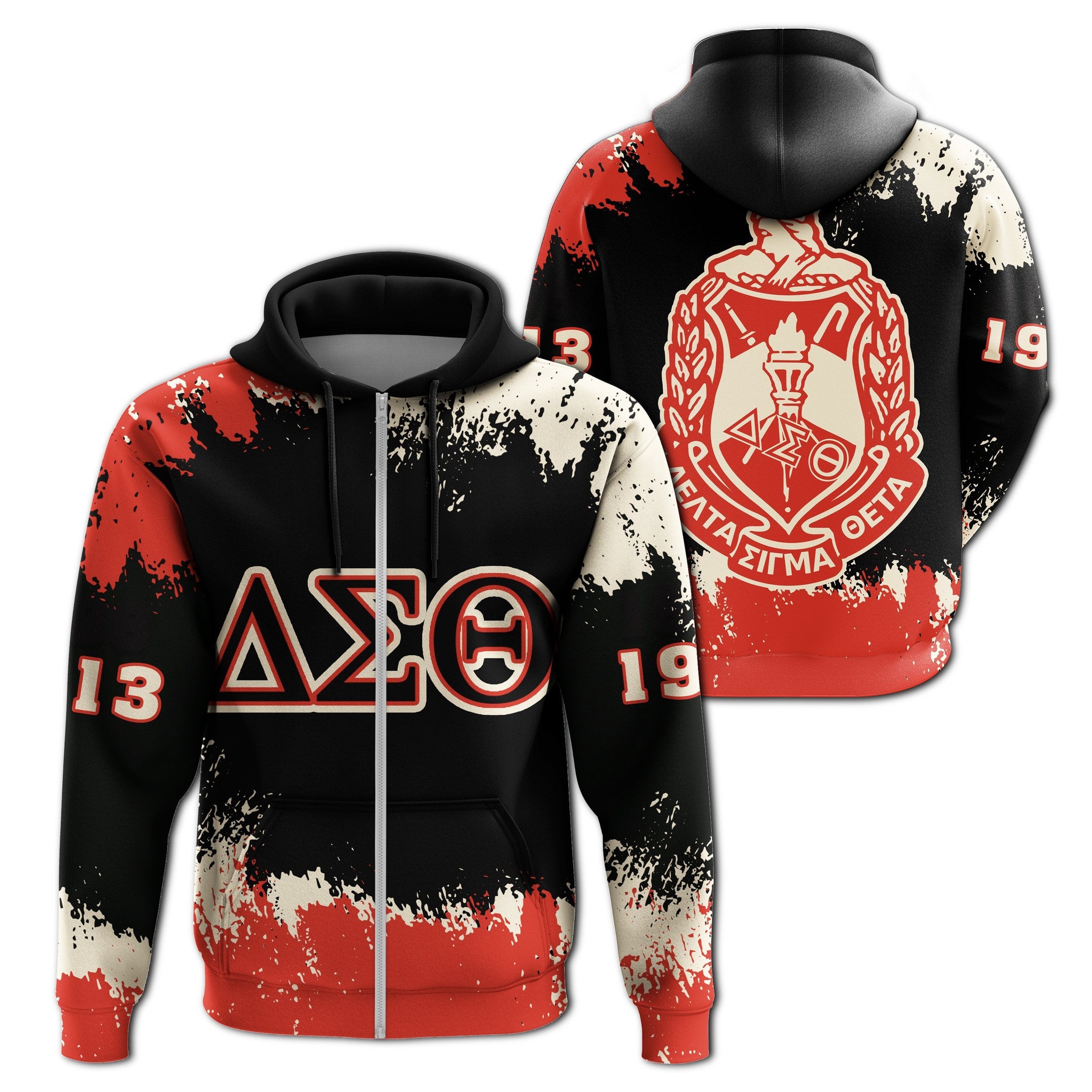 Sorority Hoodie – Delta Sigma Theta Zip Hoodie Face Style