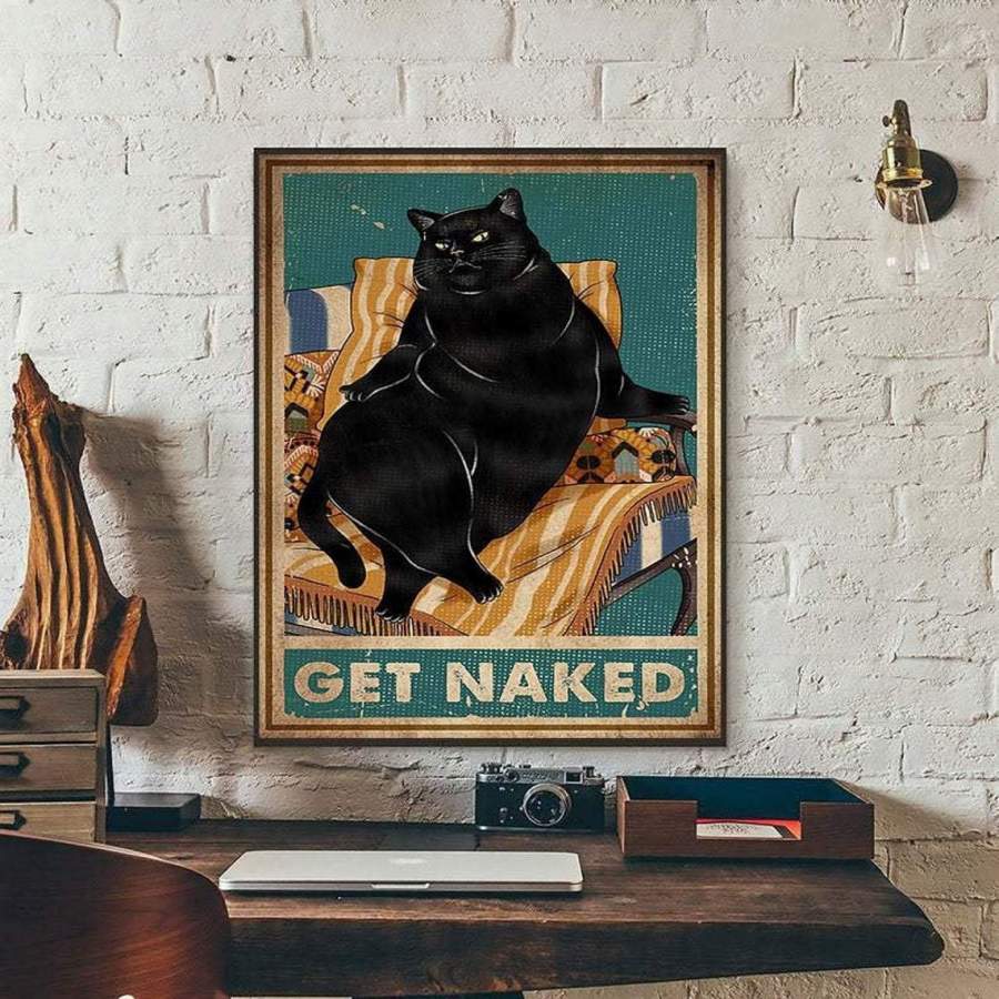 Nmt Cat Get Naked Poster Poster Art Design
